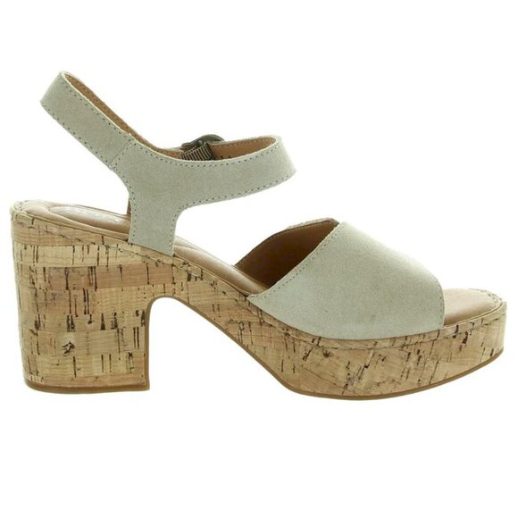 Born Buckle Leather Platform Sandals Women's Size 11 New in Box - Picture 2 of 3